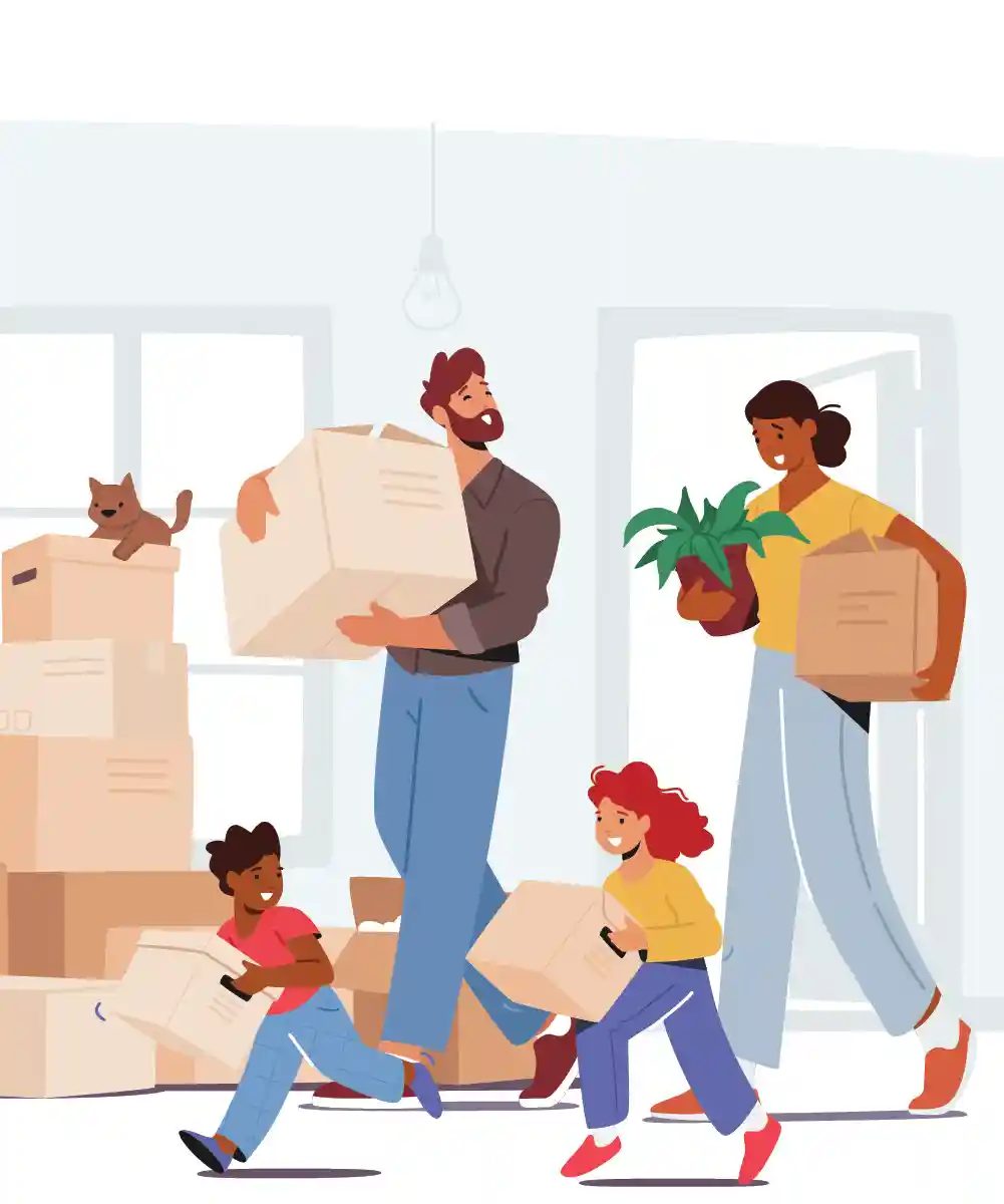 Moove In Self Storage Couple moving